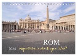 Rom, Augenblicke in der Ewigen Stadt (Tischkalender 2024 DIN A5 quer), CALVENDO Monatskalender