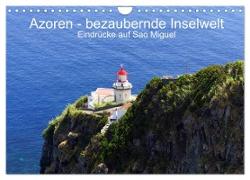 Azoren - bezaubernde Inselwelt. Eindrücke auf Sao Miguel (Wandkalender 2024 DIN A4 quer), CALVENDO Monatskalender