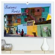 Buenos Aires (hochwertiger Premium Wandkalender 2024 DIN A2 quer), Kunstdruck in Hochglanz