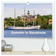 Sommer in Stockholm 2024 (hochwertiger Premium Wandkalender 2024 DIN A2 quer), Kunstdruck in Hochglanz