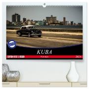 Kuba Nostalgie 2024 (hochwertiger Premium Wandkalender 2024 DIN A2 quer), Kunstdruck in Hochglanz