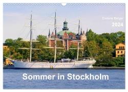 Sommer in Stockholm 2024 (Wandkalender 2024 DIN A3 quer), CALVENDO Monatskalender