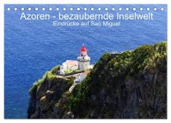 Azoren - bezaubernde Inselwelt. Eindrücke auf Sao Miguel (Tischkalender 2024 DIN A5 quer), CALVENDO Monatskalender