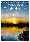 Wunderbares Deutschland (Tischkalender 2024 DIN A5 hoch), CALVENDO Monatskalender