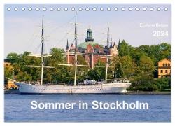 Sommer in Stockholm 2024 (Tischkalender 2024 DIN A5 quer), CALVENDO Monatskalender