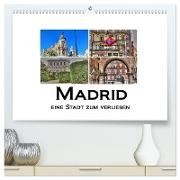 Madrid eine Stadt zum Verlieben (hochwertiger Premium Wandkalender 2024 DIN A2 quer), Kunstdruck in Hochglanz
