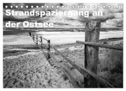 Strandspaziergang an der Ostsee (Tischkalender 2024 DIN A5 quer), CALVENDO Monatskalender