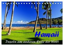 Hawaii - Inseln am anderen Ende der Welt (Tischkalender 2024 DIN A5 quer), CALVENDO Monatskalender