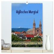 Idyllisches Murgtal Landschaften - Sehenswürdigkeiten - Natur (hochwertiger Premium Wandkalender 2024 DIN A2 hoch), Kunstdruck in Hochglanz