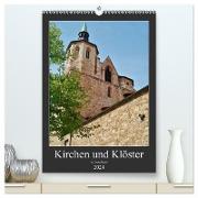 Kirchen und Klöster in Deutschland (hochwertiger Premium Wandkalender 2024 DIN A2 hoch), Kunstdruck in Hochglanz