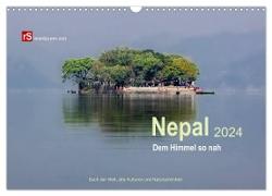 Nepal 2024 - Dem Himmel so nah (Wandkalender 2024 DIN A3 quer), CALVENDO Monatskalender