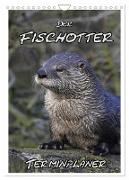 Der Fischotter-Terminplaner (Wandkalender 2024 DIN A4 hoch), CALVENDO Monatskalender