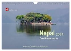 Nepal 2024 - Dem Himmel so nah (Wandkalender 2024 DIN A4 quer), CALVENDO Monatskalender