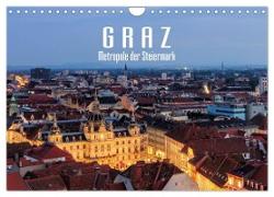 Graz - Metropole der Steiermark (Wandkalender 2024 DIN A4 quer), CALVENDO Monatskalender
