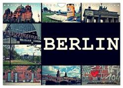 BERLIN horizontal (Wandkalender 2024 DIN A4 quer), CALVENDO Monatskalender