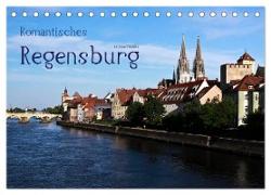 Romantisches Regensburg (Tischkalender 2024 DIN A5 quer), CALVENDO Monatskalender