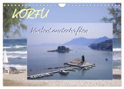 Korfu, Küstenlandschaften (Wandkalender 2024 DIN A4 quer), CALVENDO Monatskalender