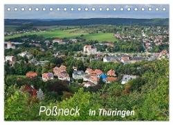Pößneck in Thüringen (Tischkalender 2024 DIN A5 quer), CALVENDO Monatskalender