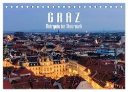 Graz - Metropole der Steiermark (Tischkalender 2024 DIN A5 quer), CALVENDO Monatskalender