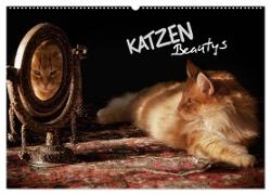 KATZEN Beautys (Wandkalender 2024 DIN A2 quer), CALVENDO Monatskalender