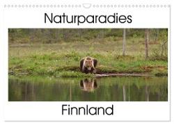 Naturparadies Finnland (Wandkalender 2024 DIN A3 quer), CALVENDO Monatskalender