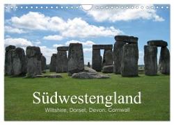 Südwestengland (Wandkalender 2024 DIN A4 quer), CALVENDO Monatskalender