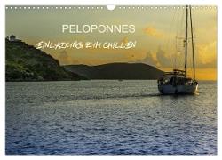Peloponnes - Einladung zum Chillen (Wandkalender 2024 DIN A3 quer), CALVENDO Monatskalender