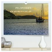 Peloponnes - Einladung zum Chillen (hochwertiger Premium Wandkalender 2024 DIN A2 quer), Kunstdruck in Hochglanz