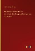 Die leitenden Grundsätze der österreichischen Strafproceßordnung vom 29. Juli 1853