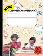 Single Lined Composition Notebook for Kids