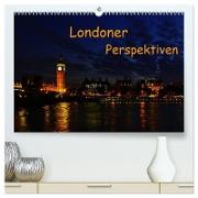 Londoner Perspektiven (hochwertiger Premium Wandkalender 2024 DIN A2 quer), Kunstdruck in Hochglanz