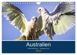 Australien - einfach tierisch gut (Wandkalender 2024 DIN A4 quer), CALVENDO Monatskalender
