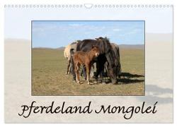 Pferdeland Mongolei (Wandkalender 2024 DIN A3 quer), CALVENDO Monatskalender