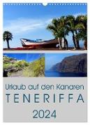 Urlaub auf den Kanaren - Teneriffa (Wandkalender 2024 DIN A3 hoch), CALVENDO Monatskalender