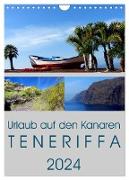 Urlaub auf den Kanaren - Teneriffa (Wandkalender 2024 DIN A4 hoch), CALVENDO Monatskalender