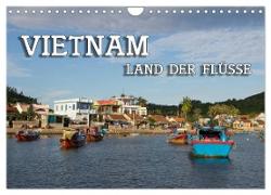 VIETNAM - Land der Flüsse (Wandkalender 2024 DIN A4 quer), CALVENDO Monatskalender