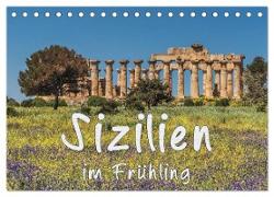 Sizilien im Frühling (Tischkalender 2024 DIN A5 quer), CALVENDO Monatskalender