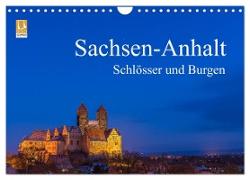 Sachsen-Anhalt - Schlösser und Burgen (Wandkalender 2024 DIN A4 quer), CALVENDO Monatskalender