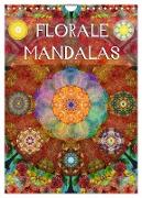 FLORALE MANDALAS (Wandkalender 2024 DIN A4 hoch), CALVENDO Monatskalender
