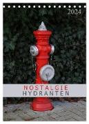 Nostalgie Hydranten (Tischkalender 2024 DIN A5 hoch), CALVENDO Monatskalender