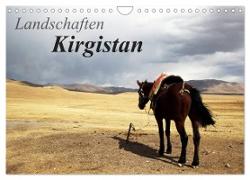 Landschaften Kirgistan (Wandkalender 2024 DIN A4 quer), CALVENDO Monatskalender