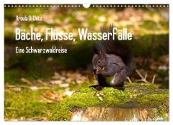 Bäche, Flüsse, Wasserfälle - Eine Schwarzwaldreise (Wandkalender 2024 DIN A3 quer), CALVENDO Monatskalender