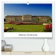 Wiener Eindrücke (hochwertiger Premium Wandkalender 2024 DIN A2 quer), Kunstdruck in Hochglanz