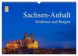 Sachsen-Anhalt - Schlösser und Burgen (Wandkalender 2024 DIN A3 quer), CALVENDO Monatskalender