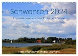 Schwansen 2024. Impressionen zwischen Schlei und Ostsee (Wandkalender 2024 DIN A3 quer), CALVENDO Monatskalender