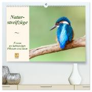 Naturstreifzüge. Fauna an heimischen Flüssen und Seen (hochwertiger Premium Wandkalender 2024 DIN A2 quer), Kunstdruck in Hochglanz