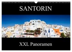 Santorin - XXL Panoramen (Wandkalender 2024 DIN A3 quer), CALVENDO Monatskalender