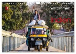 Willkommen in Indien 2024 (Wandkalender 2024 DIN A4 quer), CALVENDO Monatskalender