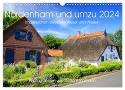 Nordenham und umzu 2024. Impressionen zwischen Weser und Wiesen (Wandkalender 2024 DIN A3 quer), CALVENDO Monatskalender