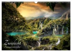 Zwielicht - Fantasylandschaften (Wandkalender 2024 DIN A3 quer), CALVENDO Monatskalender